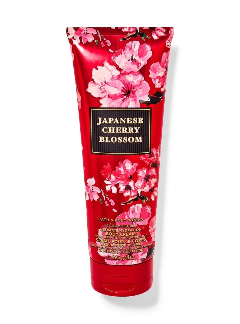 Bath & Body Works Japanese Cherry Blossom Ultimate Hydration Body Cream 226g & Japanese Cherry Blossom Diamond Shimmer Mist 236ml Bundle - Image 2